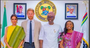 Sanwo-Olu receives Prince Harry, Meghan Markle Sanwo-Olu receives Prince Harry, Meghan Markle