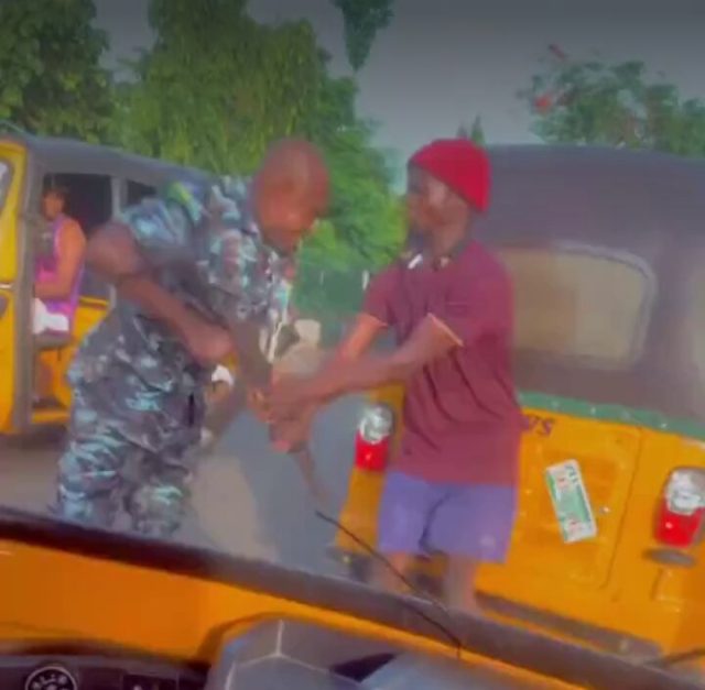 Policeman arrested for beating Tricycle operator with rifle in Anambra