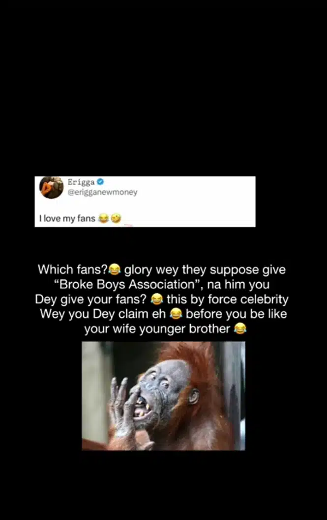 SaidaBoj taunts Erigga again, after appreciating his fans