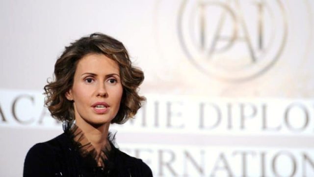 Syria's First Lady diagnosed with Acute Leukaemia Syria's First Lady diagnosed with Acute Leukaemia
