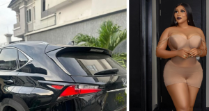 It’s Lexus baby! Excited Wumi Toriola says as she gets new SUV Wumi Toriola GIFTS self a new car