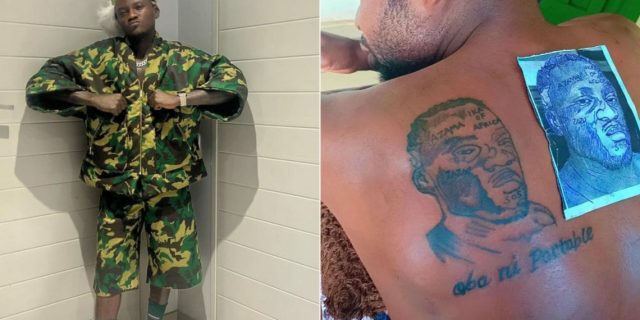 Aww! A fan finally tattoos Portable's face on his body