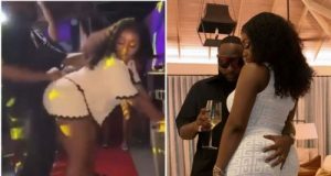 Chioma twerks for Davido Scenes from Chioma's birthday party as she TWERKS on Davido