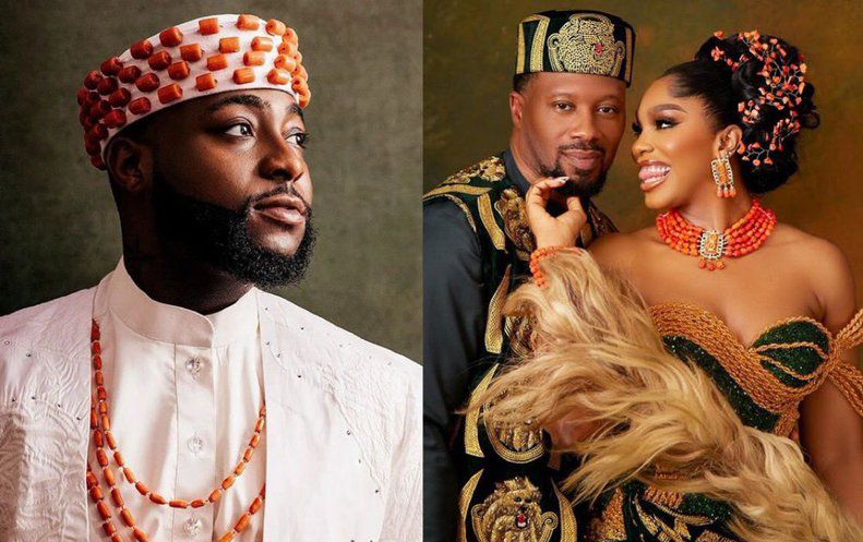 Davido and Sharon Ooja exchange CONGRATULATIONS on their respective wedding Davido and Sharon Ooja exchange CONGRATULATIONS on their respective wedding