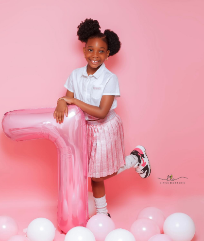 Adorable photos of Bukola Adeeyo's daugher

