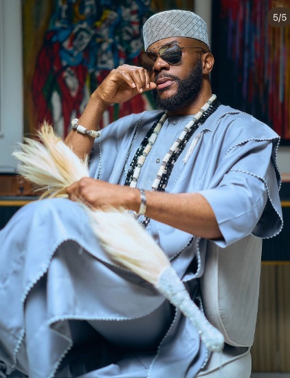How Ebuka stepped out for Davido's wedding