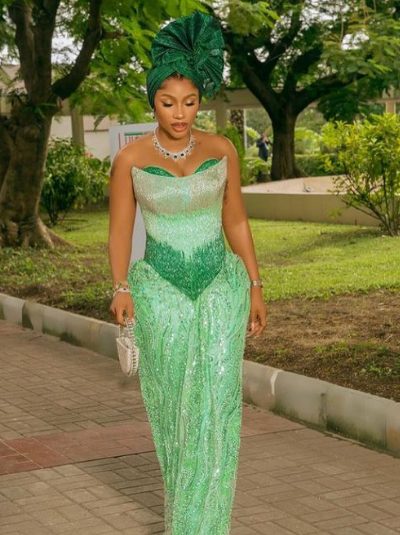 Funke Akindele, Shaffy Bello, others stepped out in STYLE for Sharon Ooja's wedding 