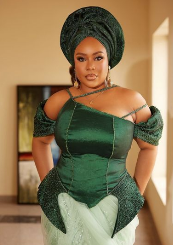 Funke Akindele, Shaffy Bello, others stepped out in STYLE for Sharon Ooja's wedding 