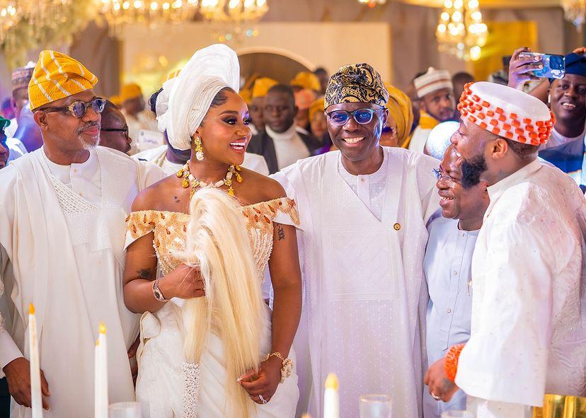 How your favourite celebrities stepped out for Davido and Chioma's wedding 