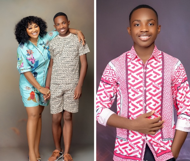 Mercy Aigbe celebrates son as he turns 14 Mercy Aigbe celebrates son as he turns 14