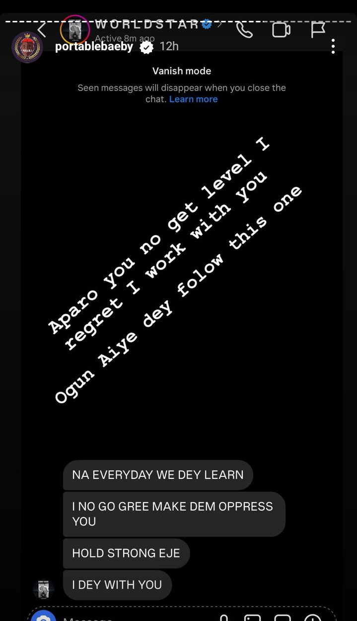 Portable lambasts and faults Dammy Krane for causing Davido’s rift 