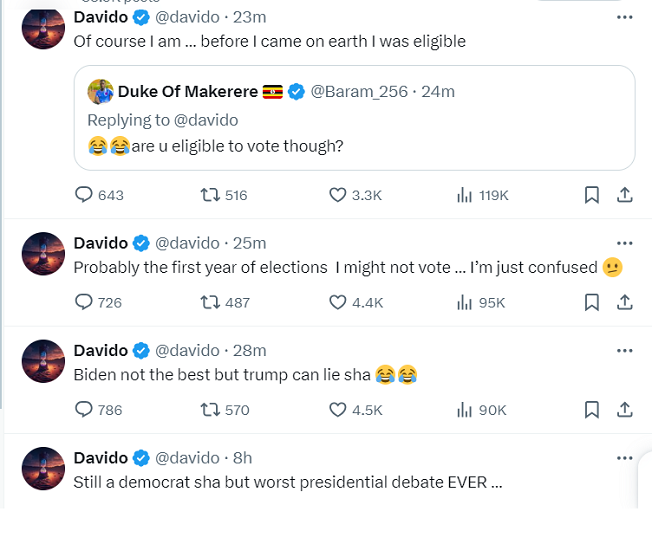 Davido boasts of being an American citizen