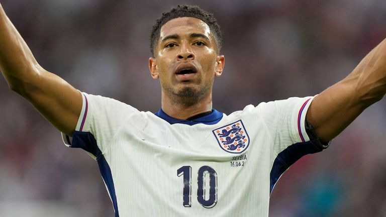 Serbia 0 v 1 England; Jude Bellingham's header gives England first Euros win