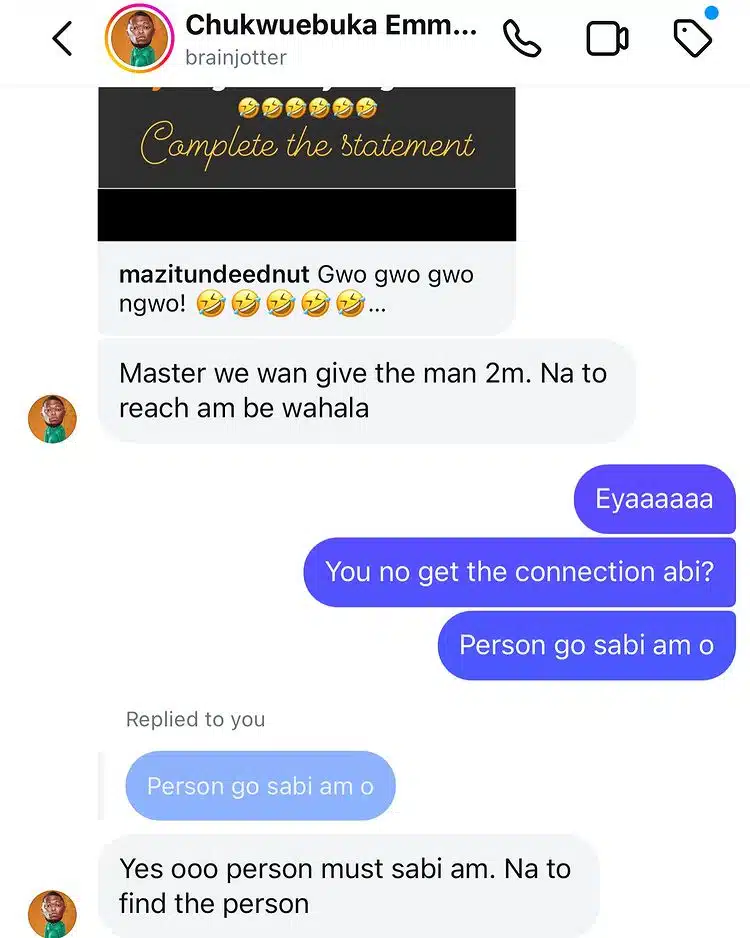 Brain Jotter plans to gift singer, Mike Ejeagha N2M for viral song