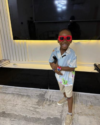 Adorable photos of Wumi Toriola's son, Zion