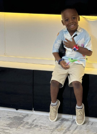 Adorable photos of Wumi Toriola's son, Zion