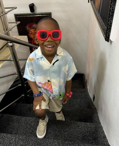 Adorable photos of Wumi Toriola's son, Zion