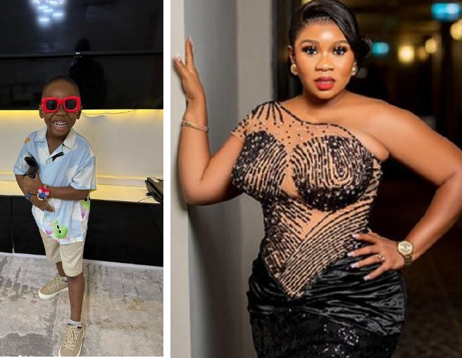 Adorable photos of Wumi Toriola's son, Zion Adorable photos of Wumi Toriola's son, Zion