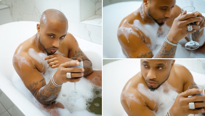 B-Red releases bathtub photos for birthday celebration B-Red releases bathtub photos for birthday celebration