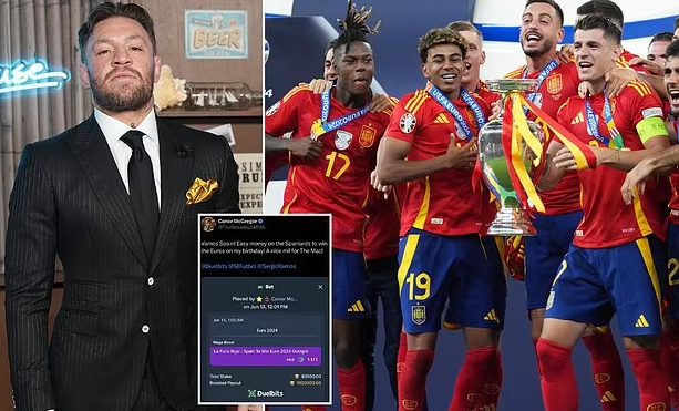 Euro 24: Conor McGregor reveals that he won over €1m on his 36th birthday Euro 24: Conor McGregor reveals that he won over €1m on his 36th birthday