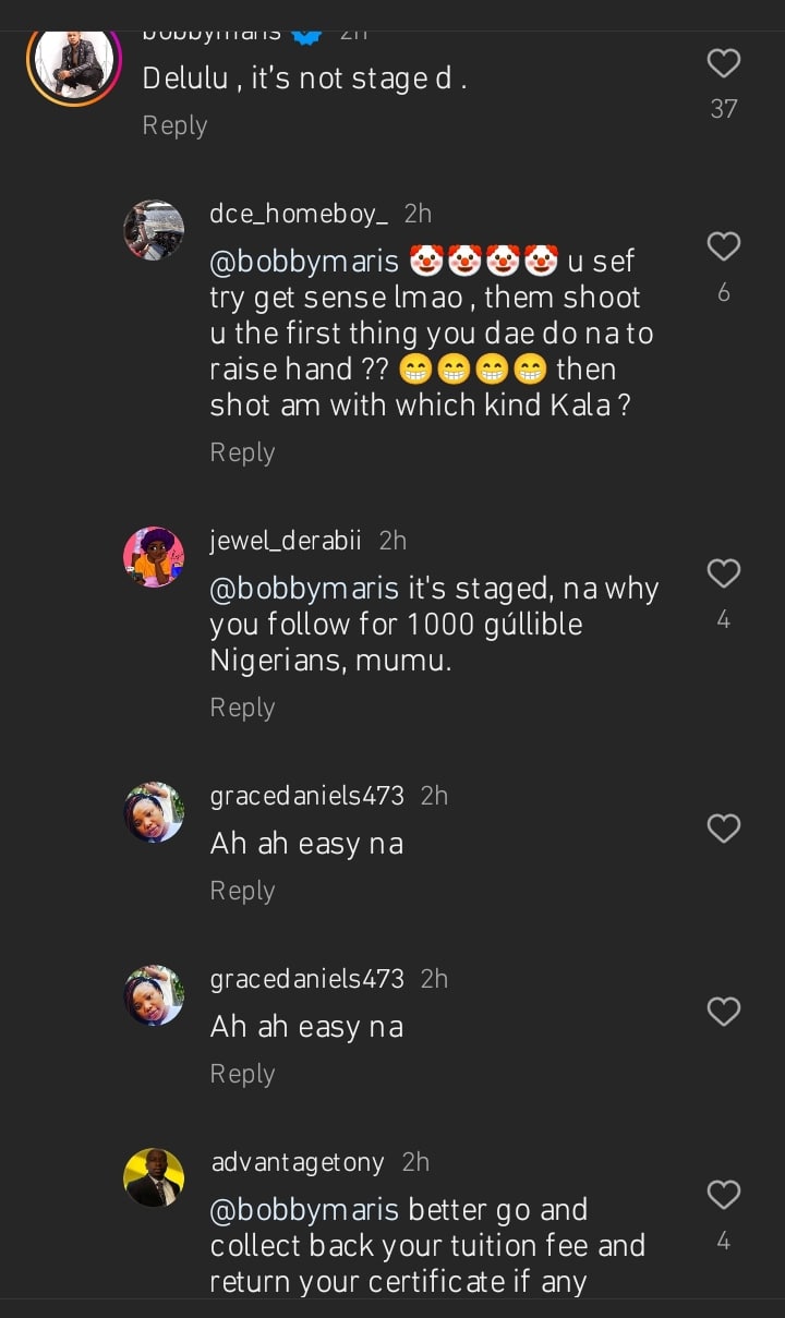 Actress Uche Ogbodo's husband clashes with 2face over Trump's assassination claims 