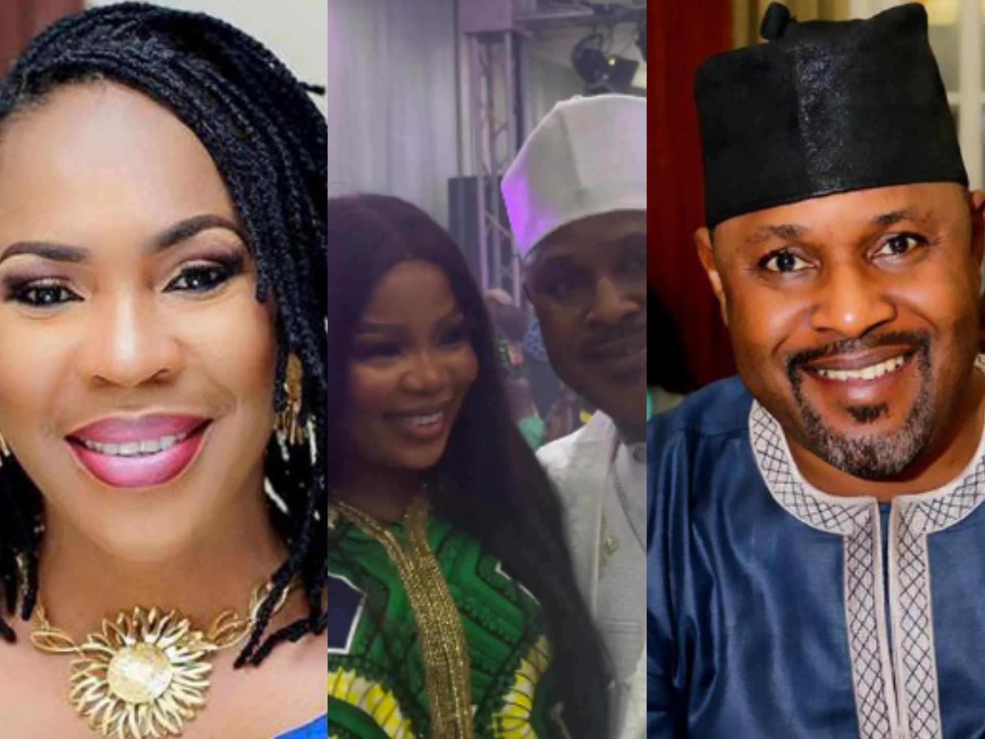 Saidi Balogun appeared at ex-wife, Faithia Williams’ dad's burial Saidi Balogun appeared at ex-wife, Faithia Williams’ dad's burial