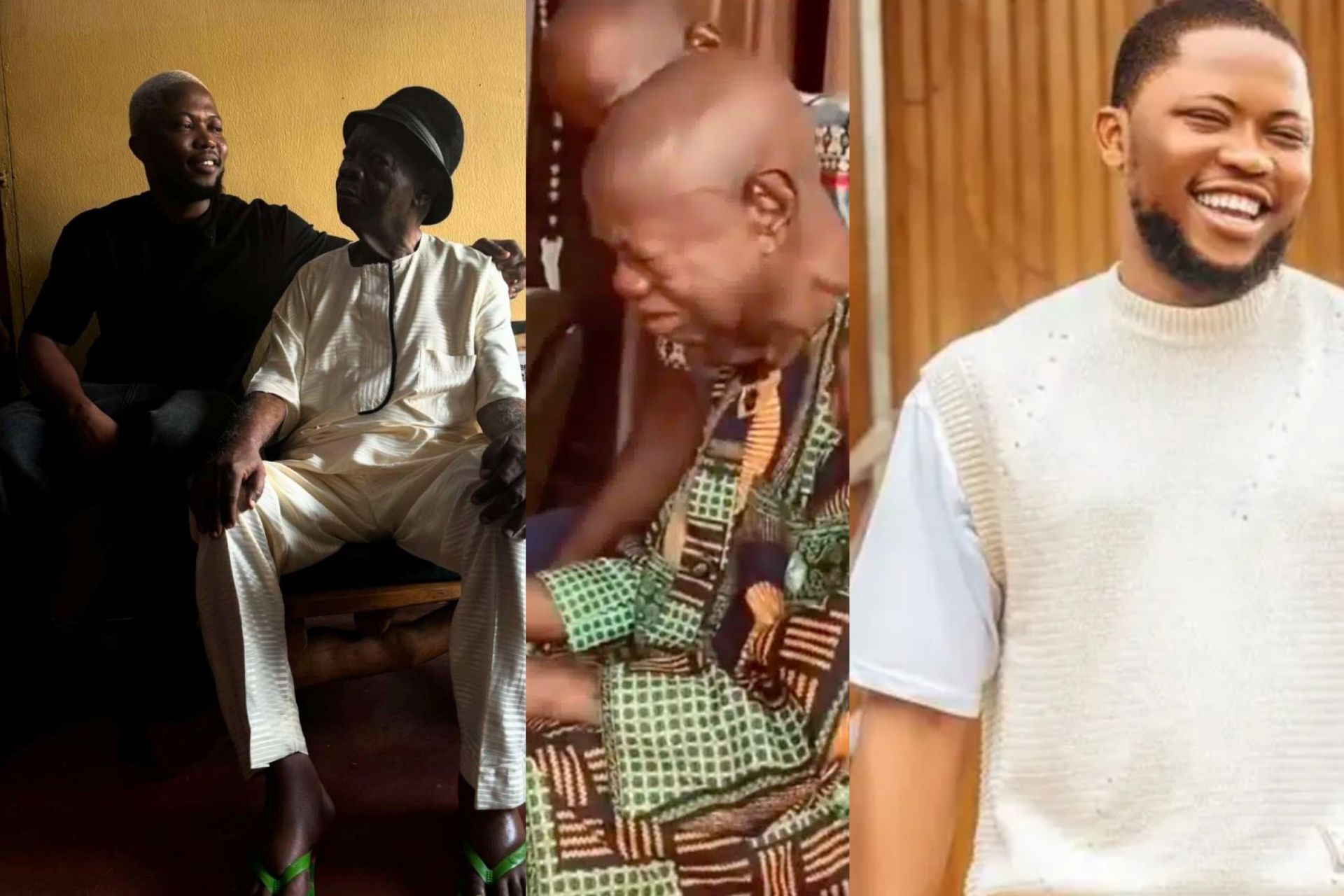 Brain Jotter finally meets veteran singer, Gentleman Mike Ejeagha Brain Jotter finally meets veteran singer, Gentleman Mike Ejeagha