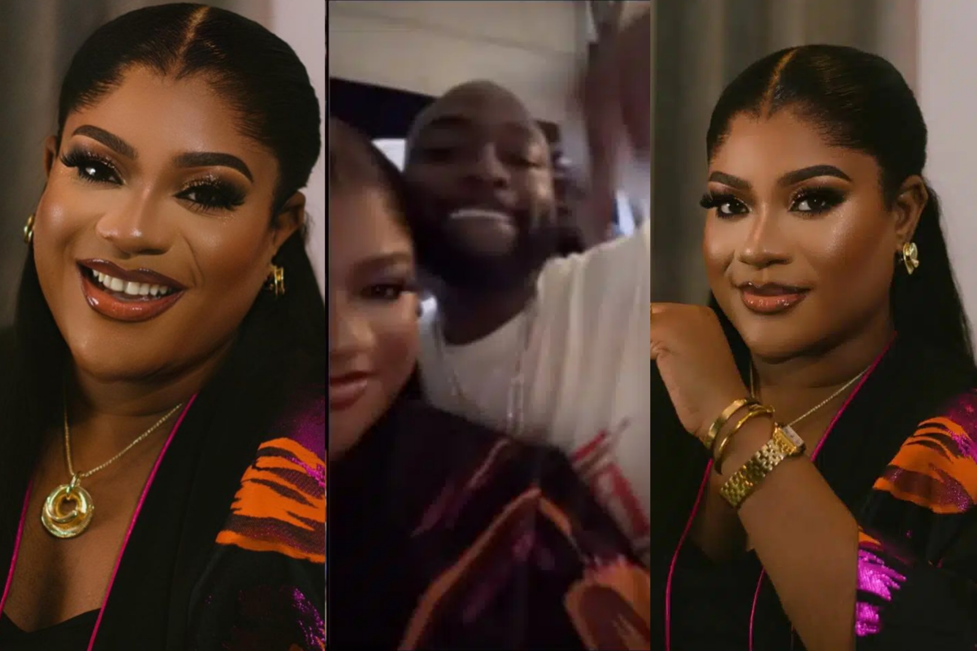 Nkechi Blessing jokingly adopts Davido's surname, ADELEKE Nkechi Blessing jokingly adopts Davido's surname, ADELEKE