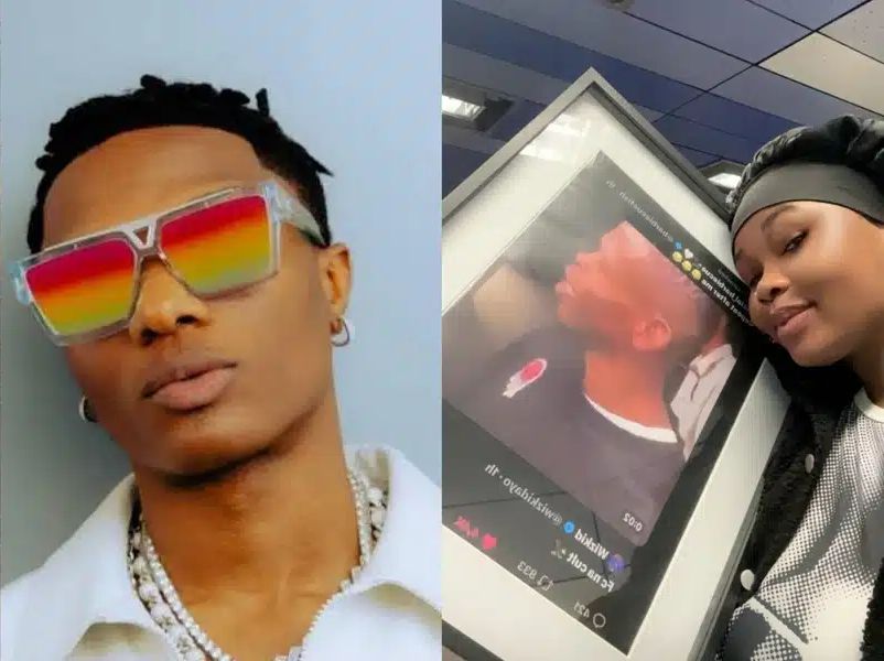 Lady frames Wizkid’s reaction to her tweet Lady frames Wizkid’s reaction to her tweet