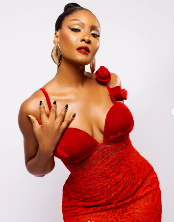 Lady in RED! Osas Ighodaro stuns in photos