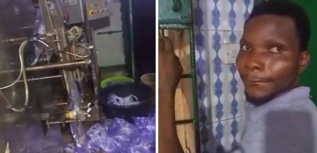 Police uncover fake sachet water company in Lagos Police uncover fake sachet water company in Lagos