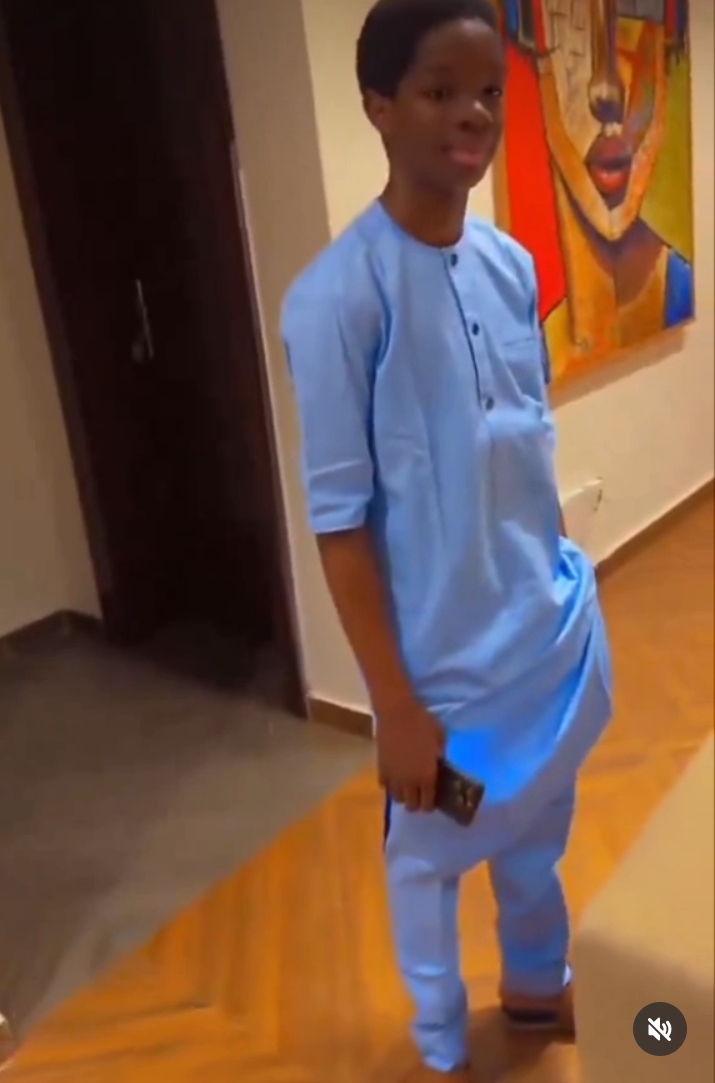 Wizkid’s son, Bolu boldly asserts on his father's unlimited wealth