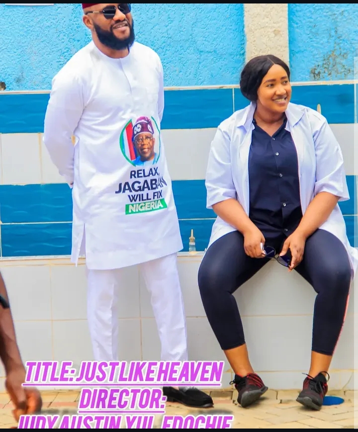 Yul Edochie commends partner Judy Austin's work ethic and talent 