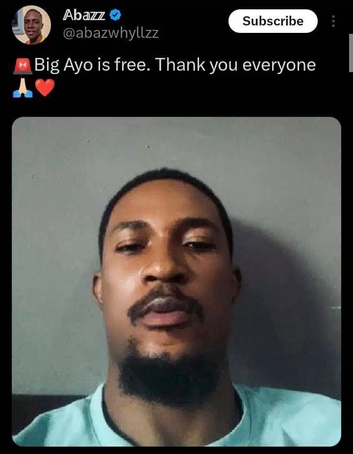 UPDATE: Influencer jailed by Toyin Abraham has finally released 