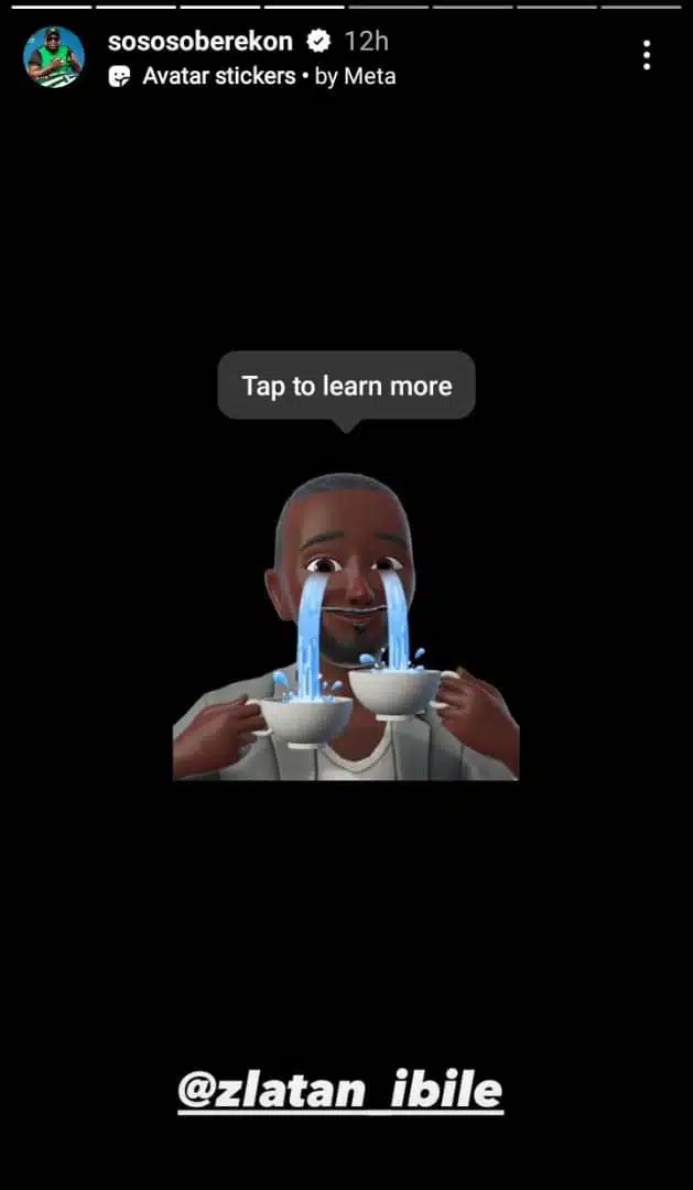 Soso Soberekan reacts tearfully after losing bet to Zlatan