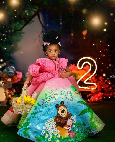 Yetunde Barnabas celebrates daughter at TWO