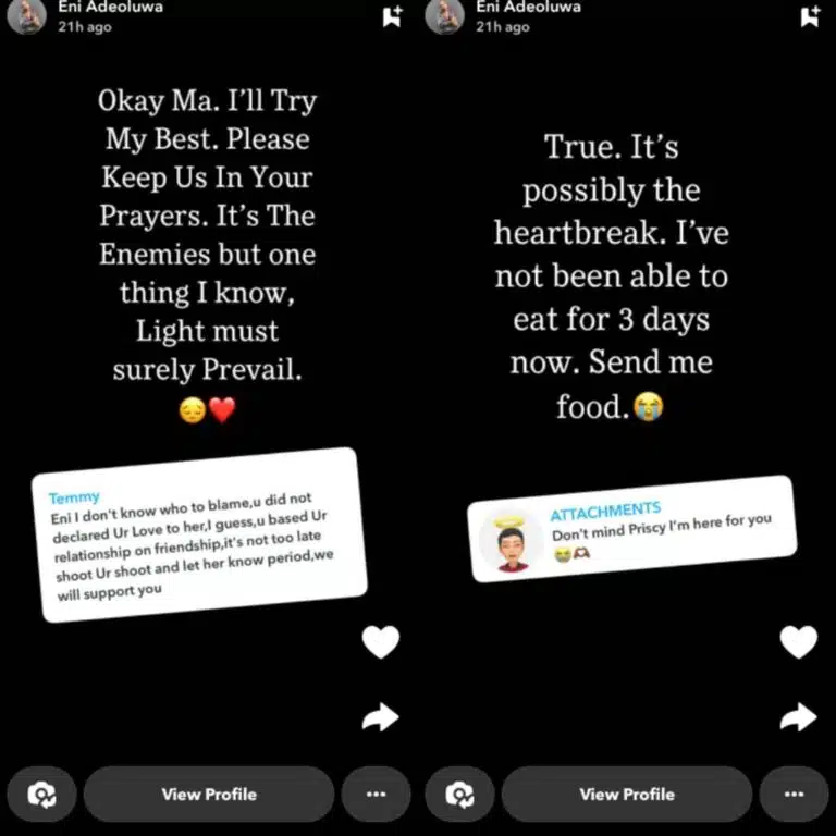 Enioluwa responds to his fan's wish to propose to Priscilla Ojo 