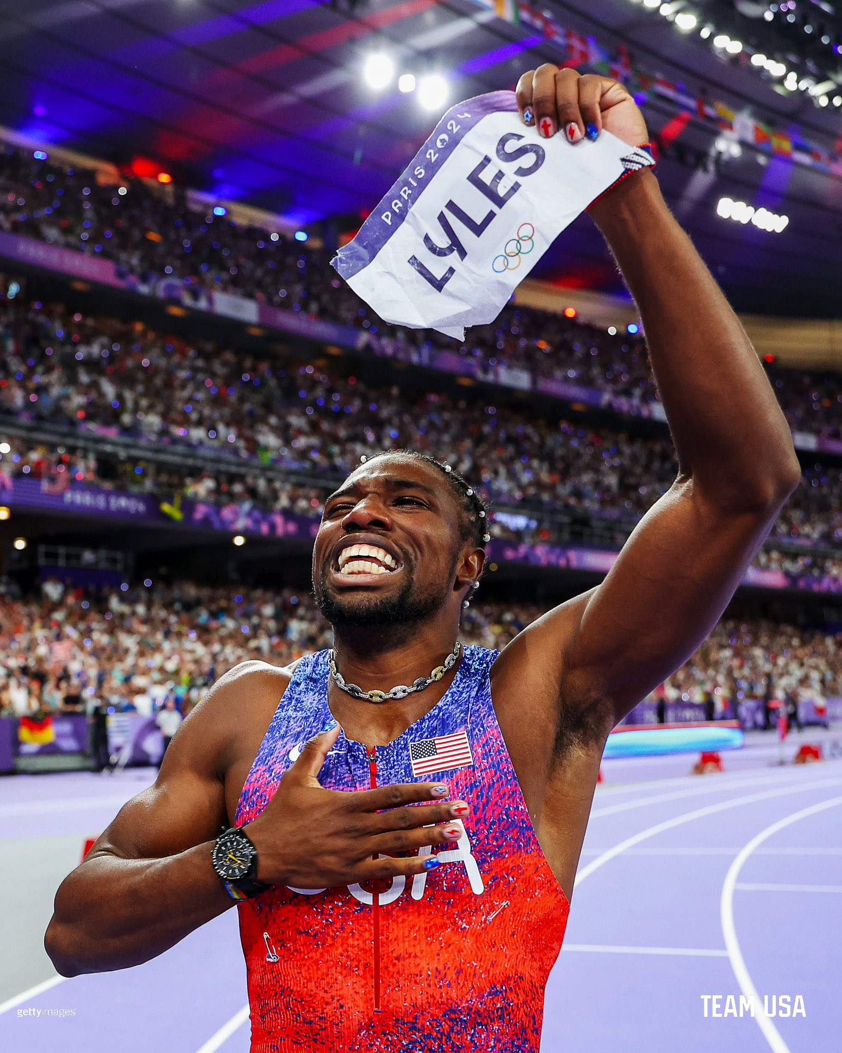 America's Noah Lyles secures Olympic Gold in men's 100m Final America's Noah Lyles secures Olympic Gold in men's 100m Final