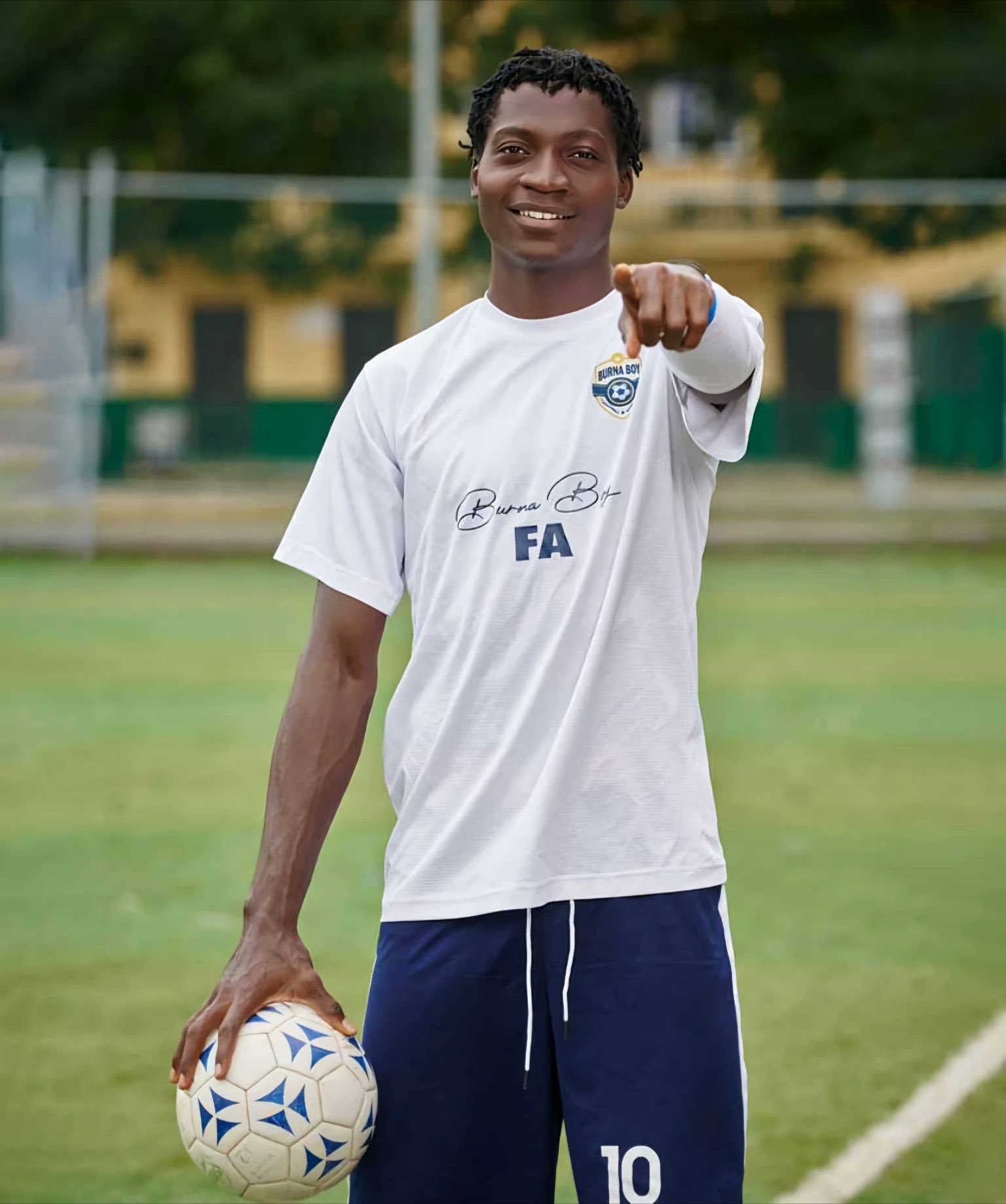 Burna Boy launches football academy in Lagos