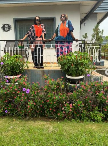 DJ Cuppy grateful as she spends time with her paternal grandma