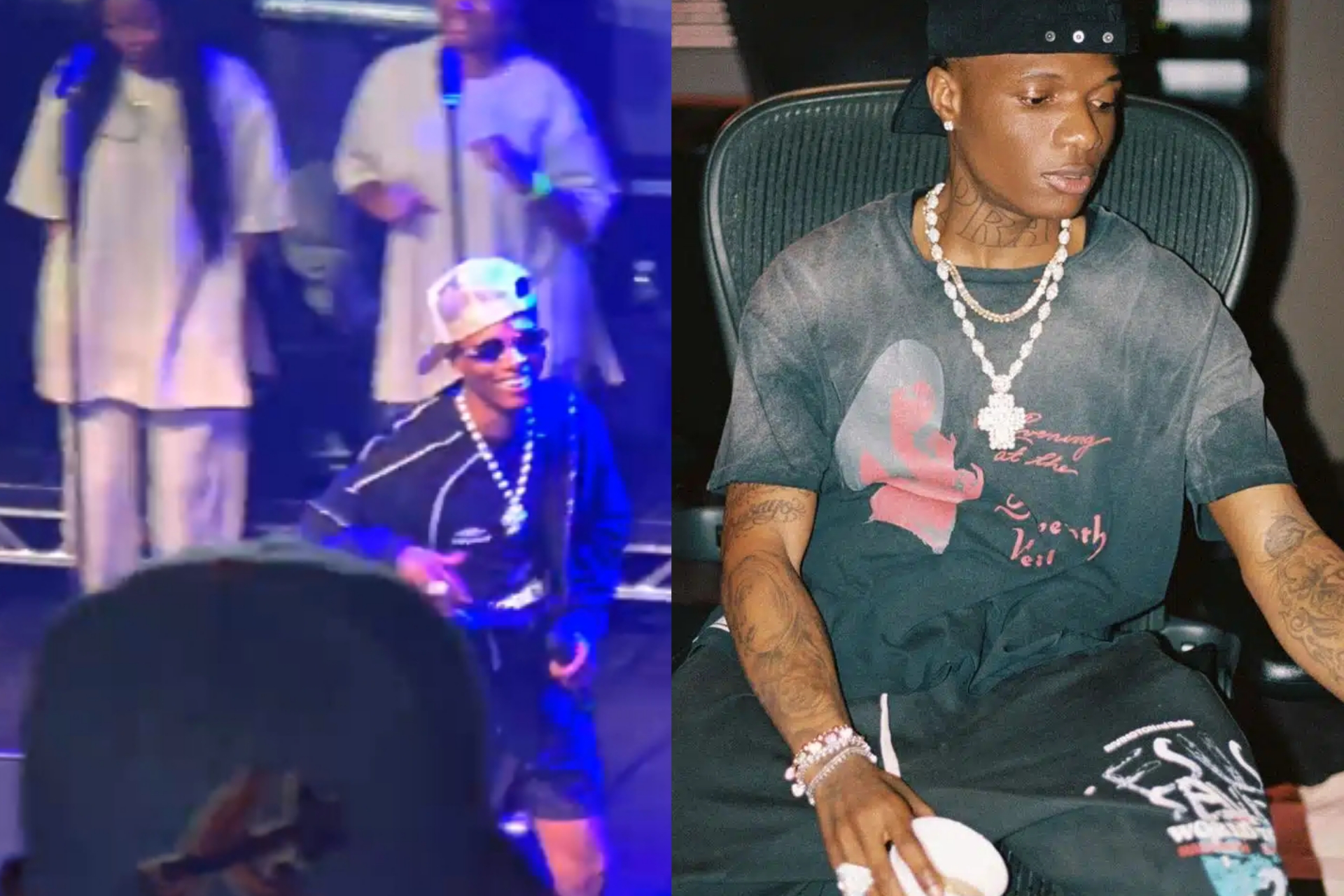 Wizkid makes surprise appearance at Seyi Vibez's concert Wizkid makes surprise appearance at Seyi Vibez's concert
