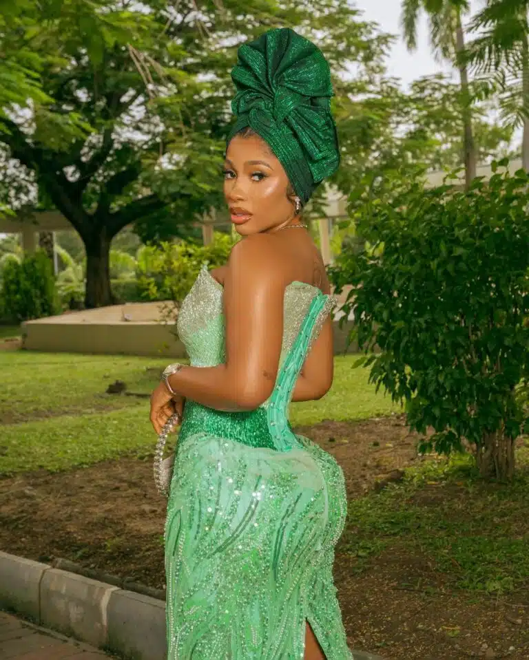 Mercy Eke reveals her partner pays her an allowance