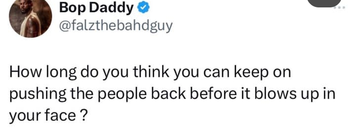 Falz speaks out on Nigeria's hunger protests, calls out President