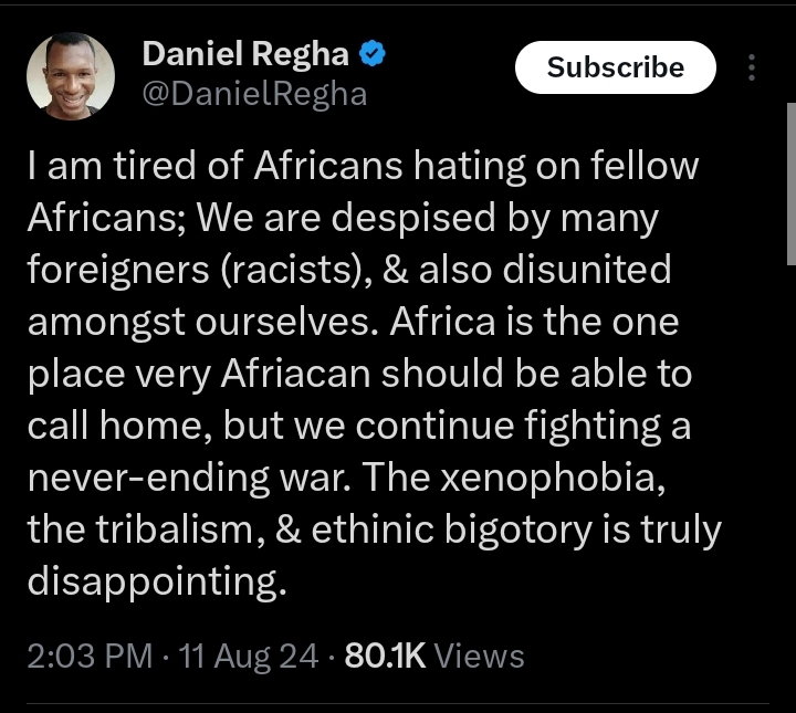 Daniel Regha slams Burna Boy for mocking Miss South Africa 2024 winner