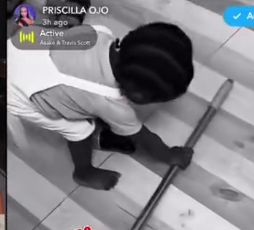 Priscilla Ojo shares CUTE videos of late Mohbad's son doing chores