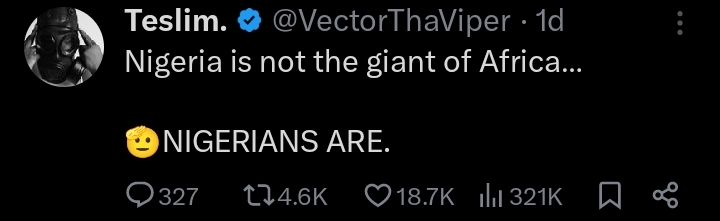 Nigeria is not the giant of Africa - Rapper Vector 