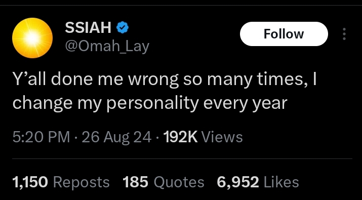 I have been wronged so many times - Omah Lay
