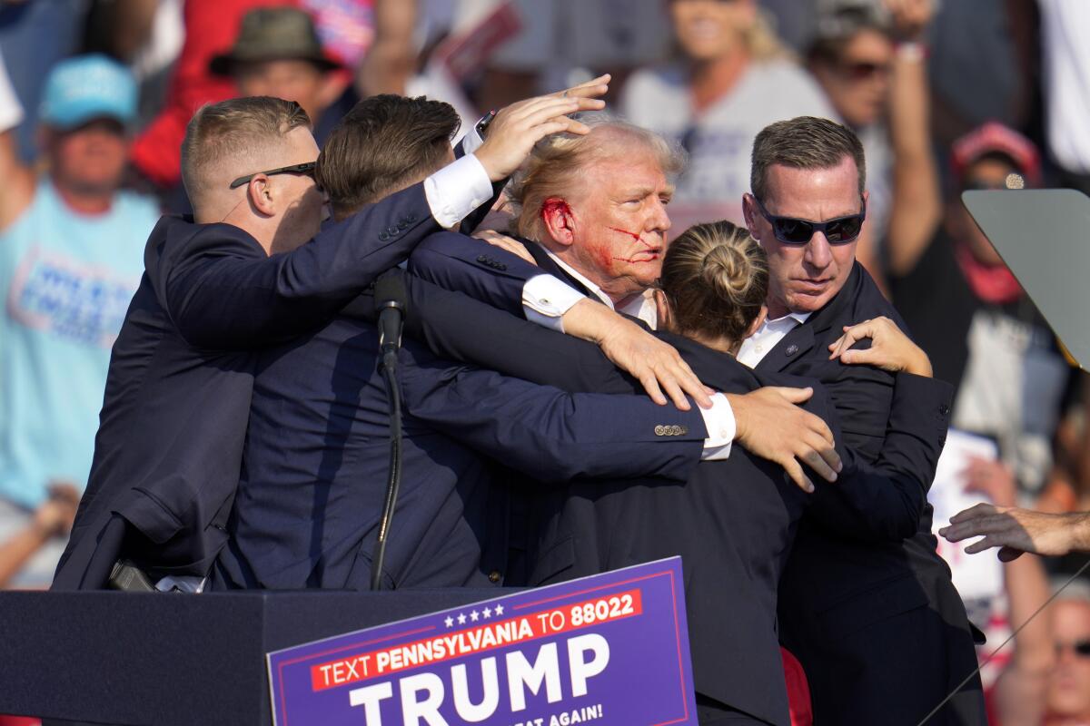 Trump holds first outdoor rally since attempted assassination