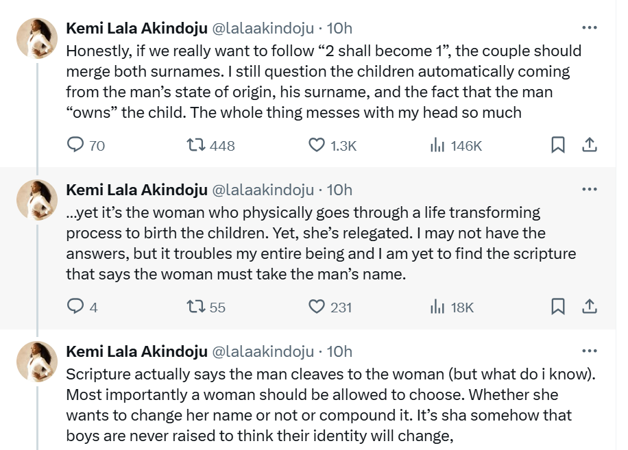 Women should not change identities after marriage - Kemi Lala Akindoju