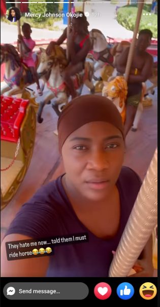 Mercy Johnson responds to criticism from Angela Okorie